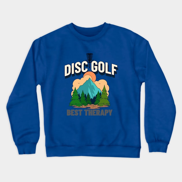 Discgolf Best Therapy Crewneck Sweatshirt by TEEBOX by TBX